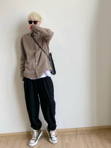 Replica Womens Clothing Dior Oblique Shirt in Brown SML A154PP480 AA176881