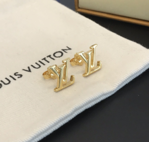 Replica Womens Jewelry Louis Vuitton Earring LV Iconic Gold Earrings A39PP110 AA176635