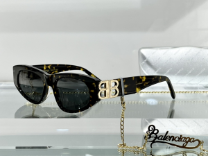 Balenciaga Luxury Sunglasses BB0095 Brown 
