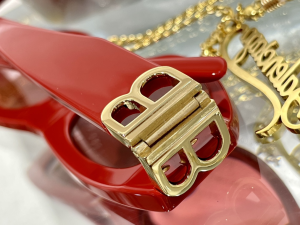 Luxury Womens Sunglasses Balenciaga Luxury Sunglasses BB0095 Red A182PP180 AA177313