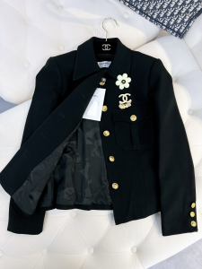 Replica Womens Clothing Chanel 2022 Black Jacket SML A228PP780 AA177880