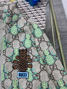 Replica Womens Clothing Gucci Pineapple GG Print Jacket SMLXL A228PP680 AA177887