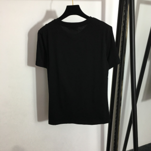 Replica Womens Clothing Balmain Black Cotton T Shirt SML A228PP280 AA178061