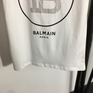 Replica Womens Clothing Balmain White Cotton T Shirt SML A228PP280 AA178062