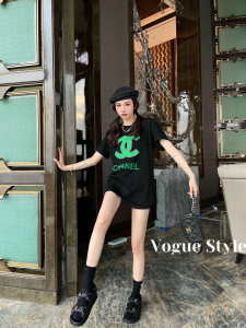 Replica Womens Clothing Chanel 2022 Cotton T Shirt SML A228PP280 AA178064