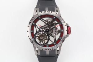 Roger Dubuis VIP Excalibur Spider Skeleton Flying Tourbillon Mens Watch Red 413MM Black Roger Dubuis VIP Excalibur Spider Skeleton Flying Tourbillon Mens Watch Red 413MM Black