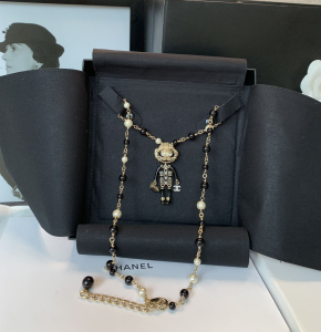 Chanel 2022 Long Pearls Necklace AB7877 