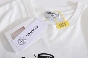 Replica Womens Clothing Chanel White Cotton T Shirt S To XL A130PP280 AA178342