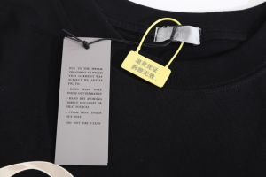 Replica Womens Clothing Dior Black Cotton T Shirt S To XL A130PP280 AA178340