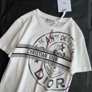 Replica Womens Clothing Dior White Cotton Jersey T Shirt SML A154PP280 AA178413