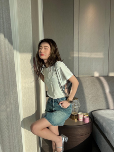 Replica Womens Clothing Prada Embroidery White Cotton T Shirt SML A154PP280 AA178402