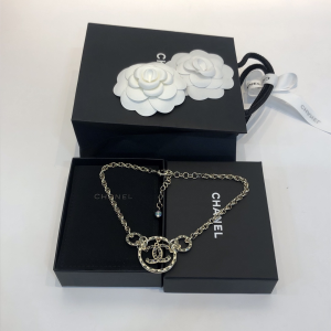 Replica Womens Jewelry Chanel CC Logo Round Chain Necklace A39PP180 AA178459