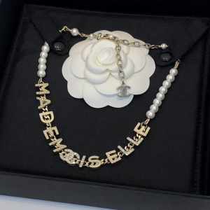 Chanel Mademoiselle Monogram Necklace 