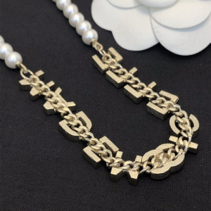 Replica Womens Jewelry Chanel Mademoiselle Monogram Necklace A39PP280 AA178461
