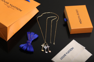 Replica Womens Jewelry Louis Vuitton 3 Key Tri Pendant Necklaces A205PP320 AA178657
