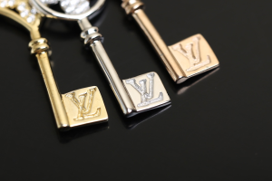 Replica Womens Jewelry Louis Vuitton 3 Key Tri Pendant Necklaces A205PP320 AA178657