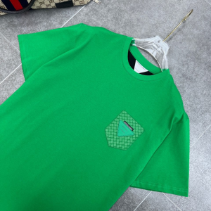 Replica Womens Clothing Bottega Veneta Green Cotton T Shirt XS To L A218PP180 AA178977