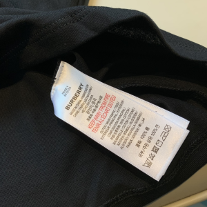 Replica Womens Clothing Burberry Bear Black Cotton T Shirt XS To L A218PP180 AA178975