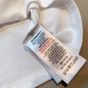 Replica Womens Clothing Burberry Bear White Cotton T Shirt XS To L A218PP180 AA178974