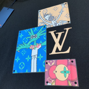 Replica Womens Clothing Louis Vuitton Black Cotton T Shirt XS To L A218PP180 AA178964