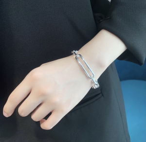 Replica Womens Jewelry Tiffany HardWear Link Bracelet Silver A205PP220 AA178953