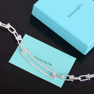 Replica Womens Jewelry Tiffany HardWear Link Necklace Silver A205PP260 AA178955