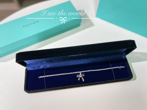 Replica Womens Jewelry Tiffany VIP Bow Bead Bracelet Silver A62PP180 AA178769