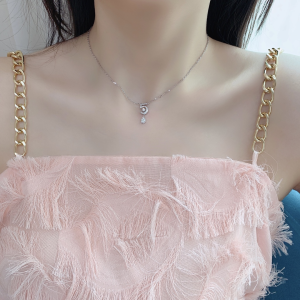 Replica Womens Jewelry Chanel Crystal N5 Pendant Necklaces A205PP240 AA179219