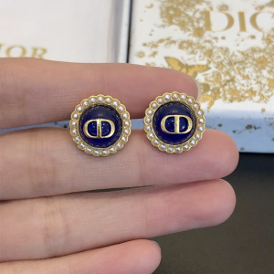 Dior Petit CD Round Earrings 
