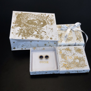 Replica Womens Jewelry Dior Petit CD Round Earrings A39PP110 AA179005