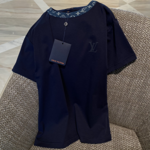 Louis Vuitton Blue Cotton T Shirt 