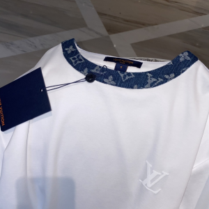 Replica Womens Clothing Louis Vuitton White Cotton T Shirt SML A228PP280 AA179560
