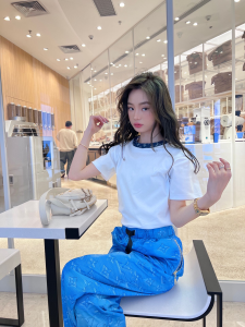 Replica Womens Clothing Louis Vuitton White Cotton T Shirt SML A228PP280 AA179560