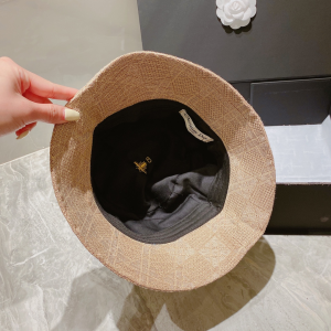 Replica Womens Hats Dior Beige Canvas Bucket Hat A190PP100 AA179526