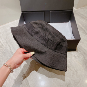 Replica Womens Hats Dior Black Canvas Bucket Hat A190PP100 AA179528