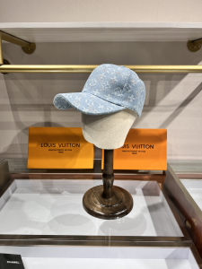 Louis Vuitton Monogram Canvas Baseball Hat Blue 