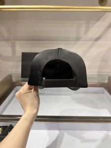 Replica Womens Hats Prada Black Re Nylon Baseball Hat A190PP90 AA179520