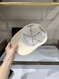 Replica Womens Hats Prada White Re Nylon Baseball Hat A190PP90 AA179521