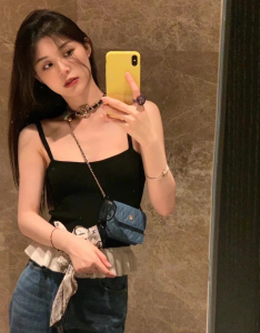 Replica Womens Jewelry Chanel VIP Chain Leather Choker Necklace A62PP280 AA179292