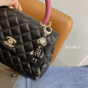 Replica Womens Jewelry Chanel VIP Crystal Bag Charms A62PP180 AA179297