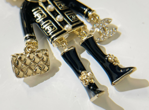 Replica Womens Jewelry Chanel VIP Crystal Bag Charms A62PP180 AA179297