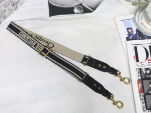 Dior Adjustable Micro Shoulder Strap Black Christian Dior Embroidery Dior Adjustable Micro Shoulder Strap Black Christian Dior Embroidery