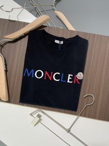 Replica Mens Clothing Moncler Black Cotton T Shirt M To XXXL A168PP280 AA179866