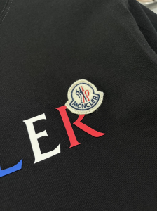 Replica Mens Clothing Moncler Black Cotton T Shirt M To XXXL A168PP280 AA179866