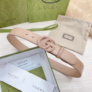 Gucci GG Marmont Wide Belt Rose Beige 40MM 