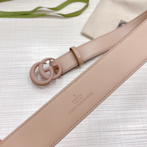 Replica Womens Belts Gucci GG Marmont Wide Belt in Rose Beige 40MM A175PP240 AA179871