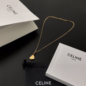 Celine Separables Heart Box Pendant Gold 
