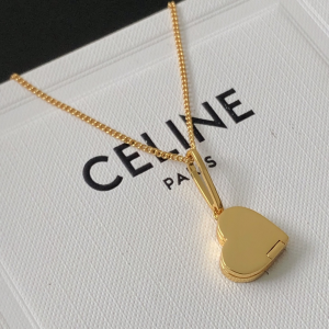 Replica Womens Jewelry Celine Separables Heart Box Pendant Gold A39PP130 AA179757