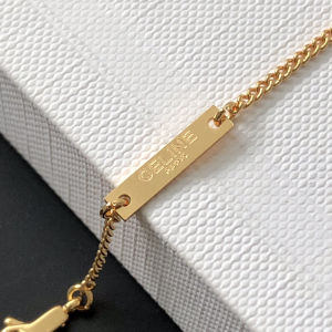 Replica Womens Jewelry Celine Separables Heart Box Pendant Gold A39PP130 AA179757