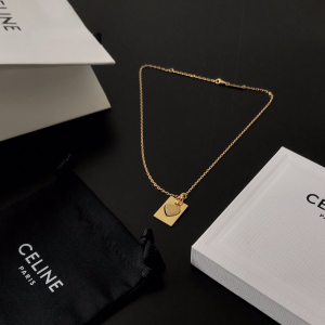 Celine Separables Heart Box Pendant Gold 